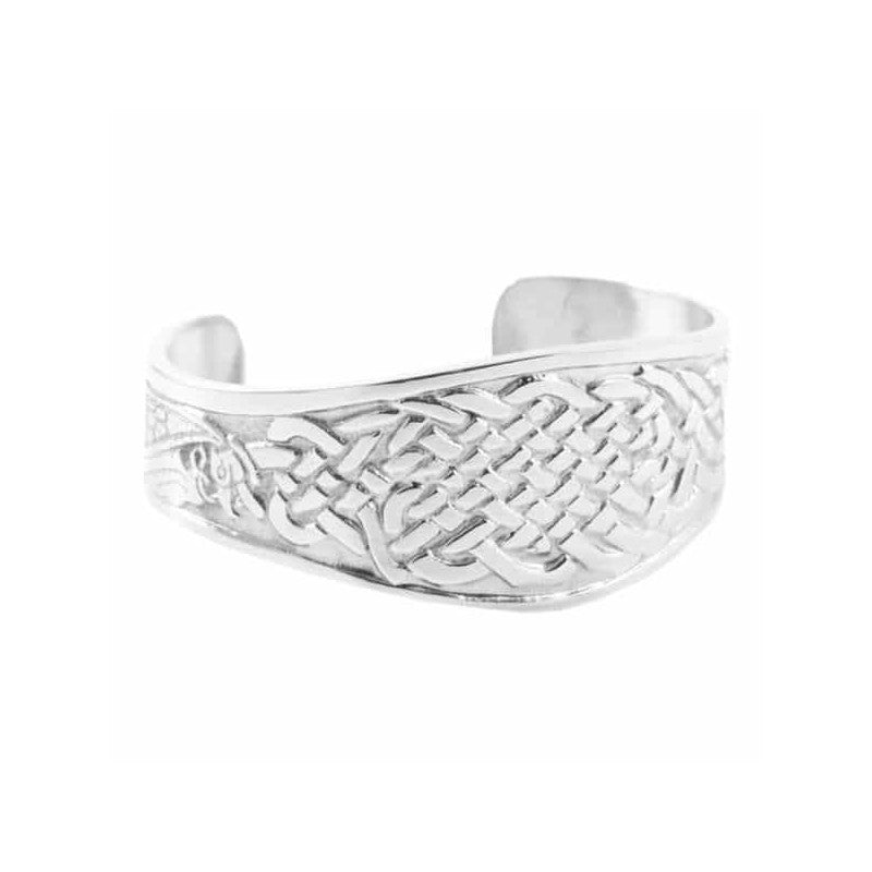Pewter Celtic Knot Bangle.BN1 Pewtermill