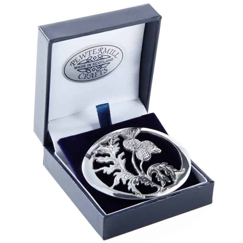 Large Celtic Thistle  Brooch240 Pewtermill