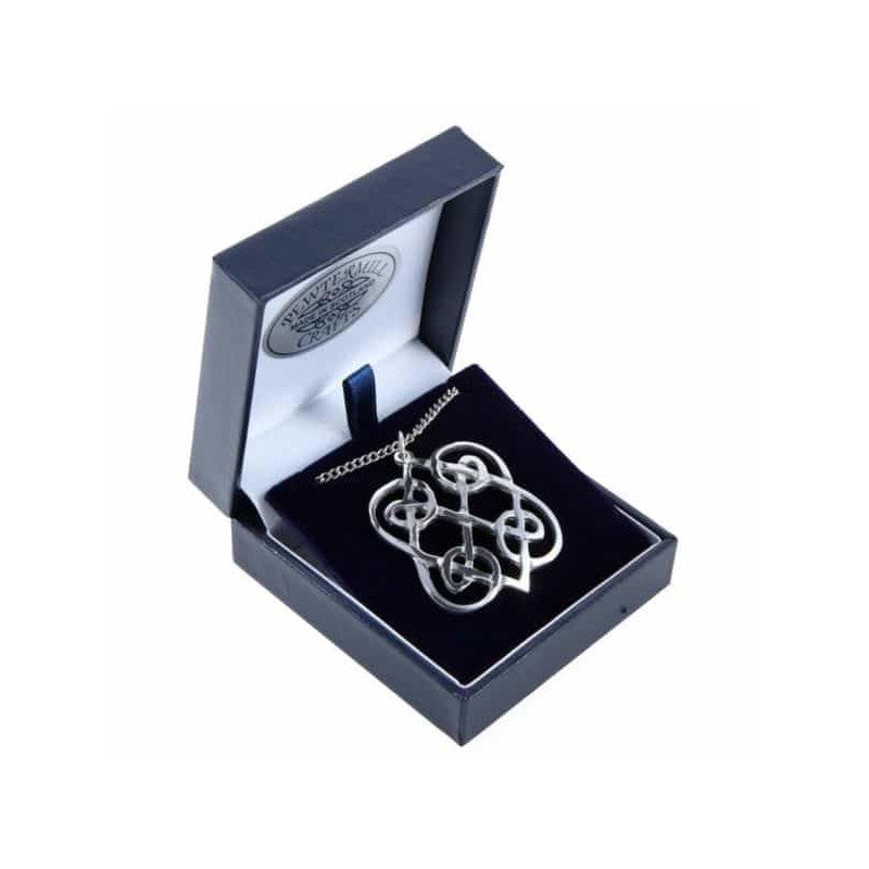 Large Pewter Celtic Pendant. Lp35