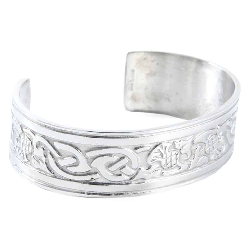 Pewter Celtic Knot Bangle.bn7 Pewtermill