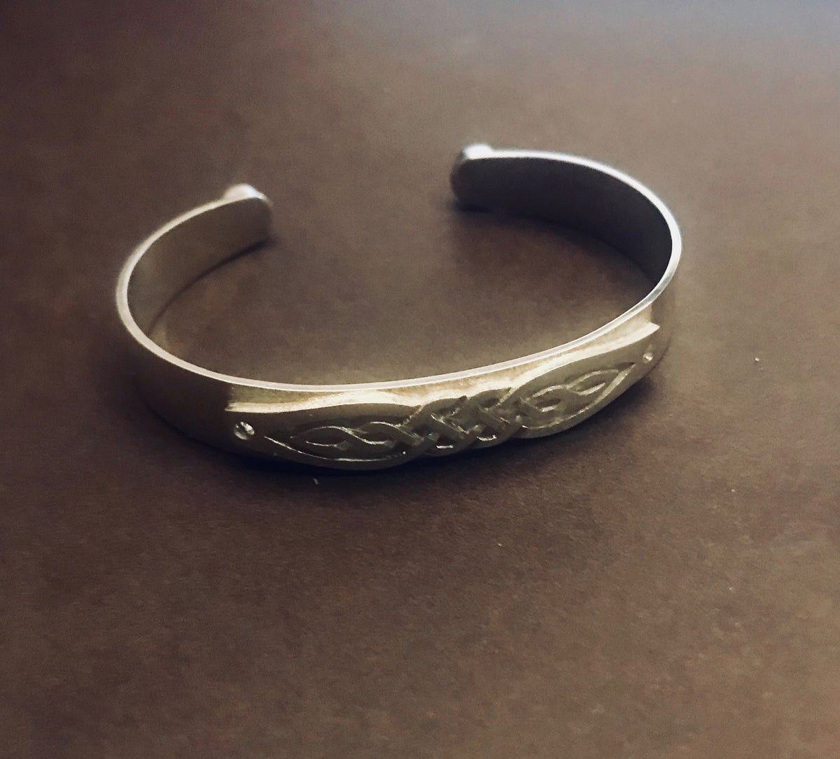 Silver Celtic Bangle- C85