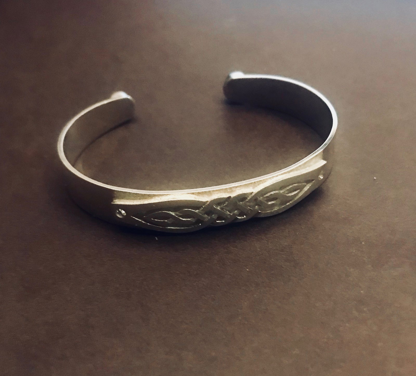 Silver Celtic Bangle- C85