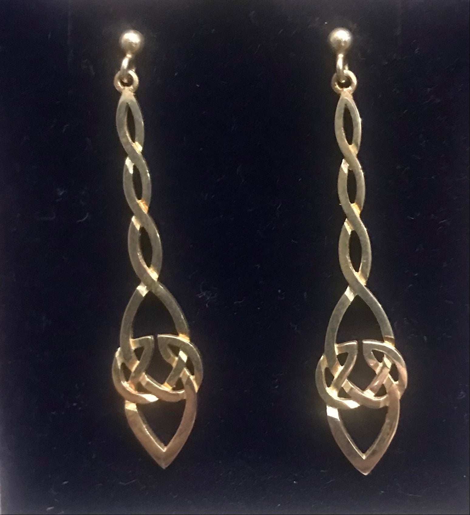 Silver Celtic Earrings - C41