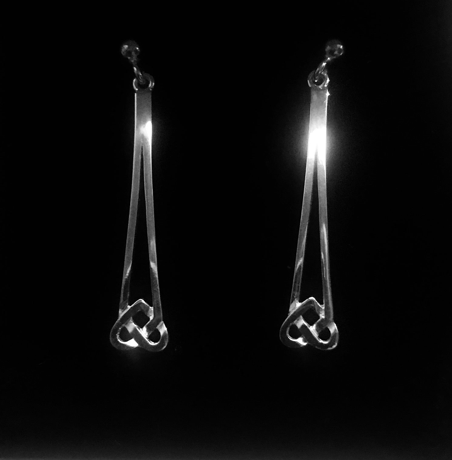 Silver Celtic Earrings - C19