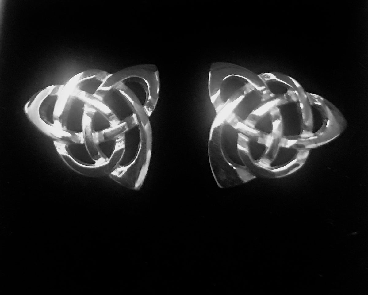 Silver Celtic Earrings - C20