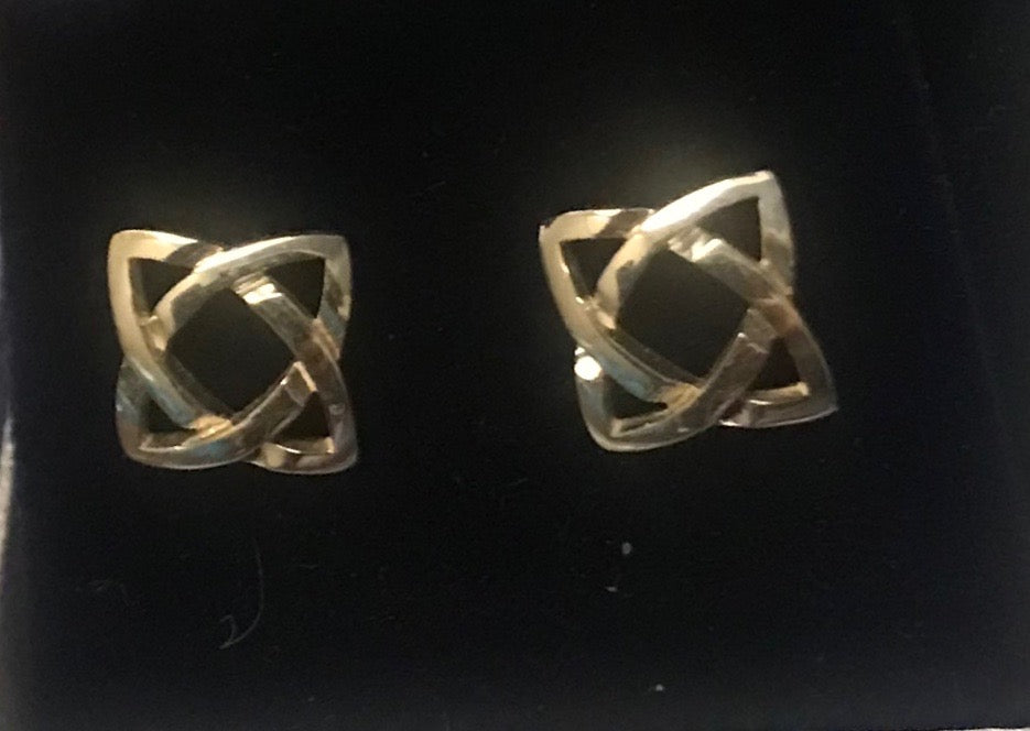 Silver Celtic Earrings - C13