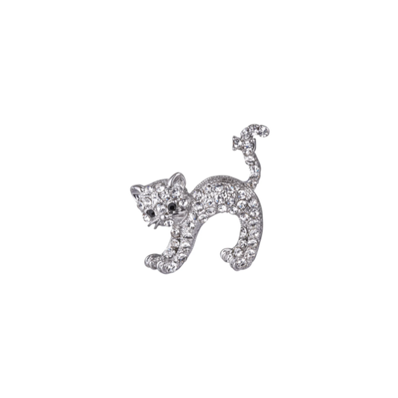 Fashion Jewellery Cat Brooch