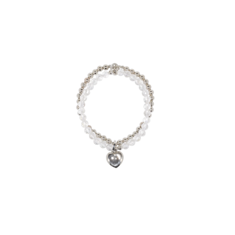 Fashion Jewellery Pearl Heart Bracelet