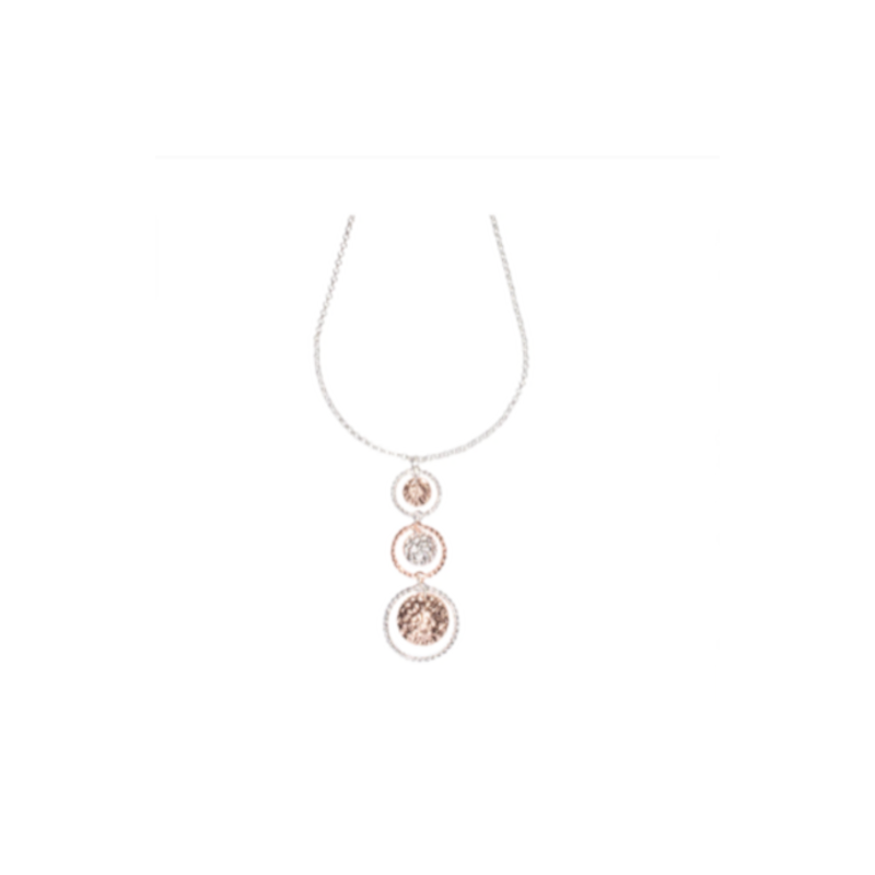 Fashion Jewellery Silver and Copper Coloured Necklace