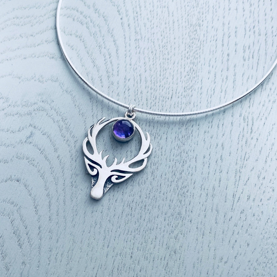 Highland Stag Large Pendant
