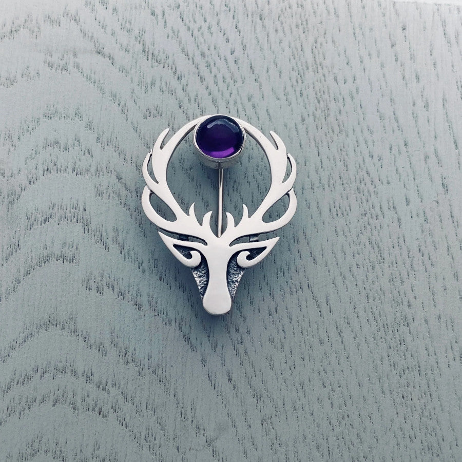 Highland Stag Brooch