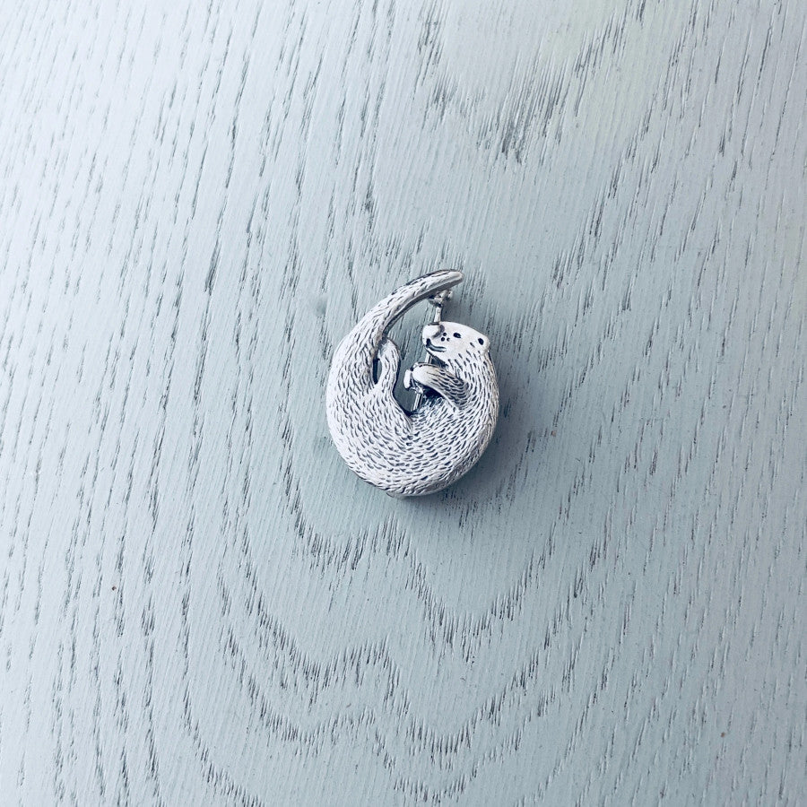 Otter Brooch by Celina Rupp