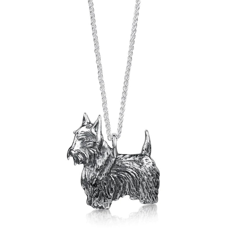 Scottie Dog Pendant in Sterling Silver P281 Sheila Fleet