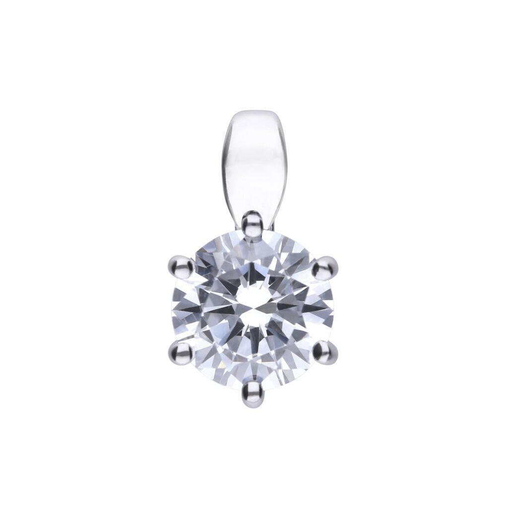 Claw Set 1.50 Carat Zirconia Pendant - P4607