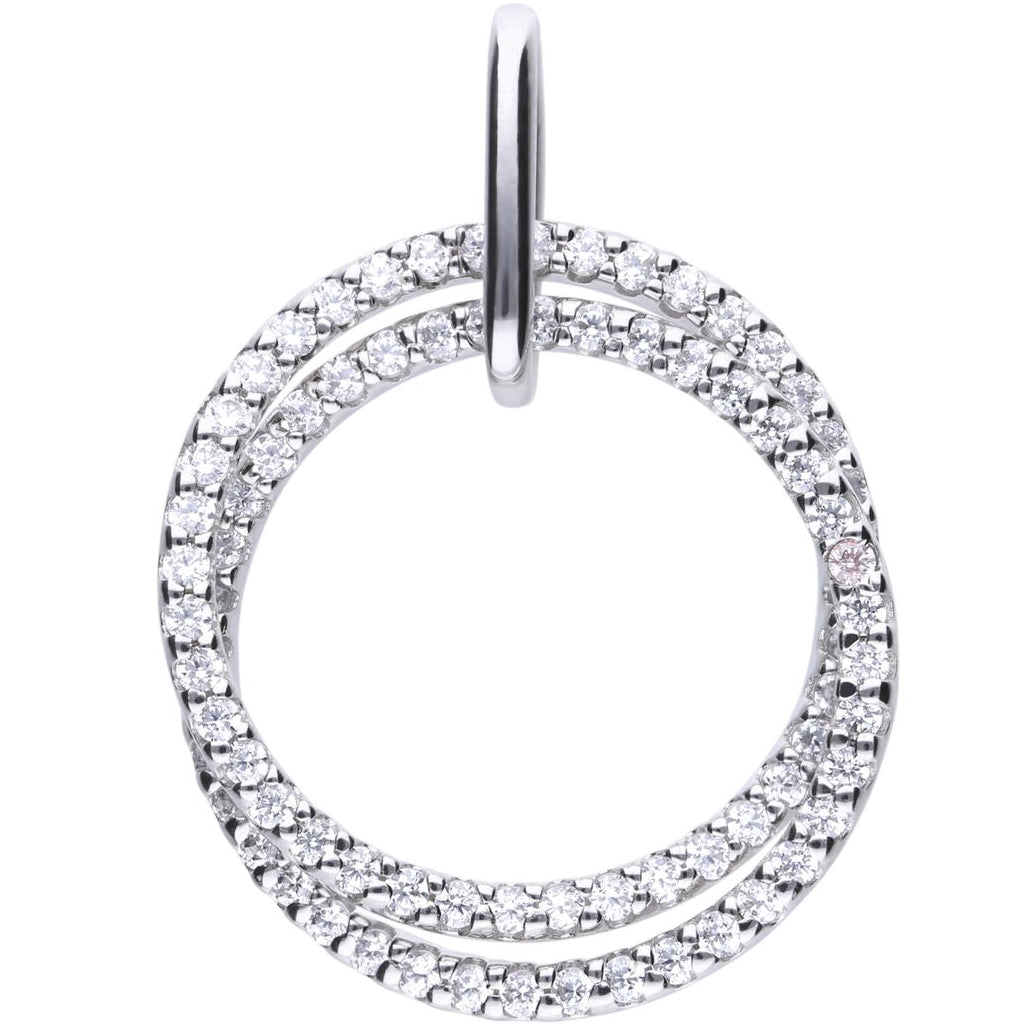 Entwined Circles Pendant Necklace P4636 Ogham Jewellery