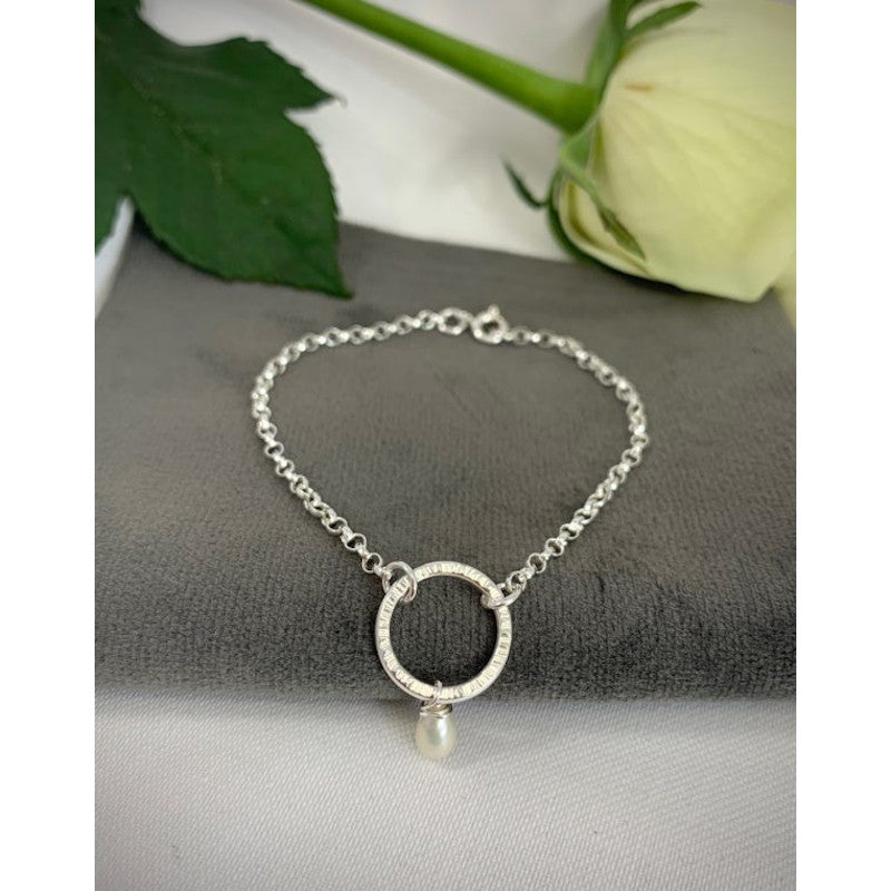 Pearl drop bracelet deals