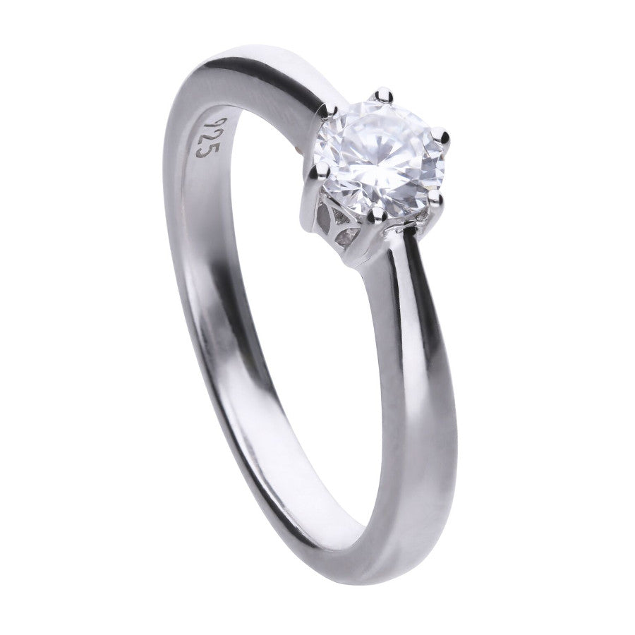 Claw Set 0.5 Carat Solitaire Ring - R3618