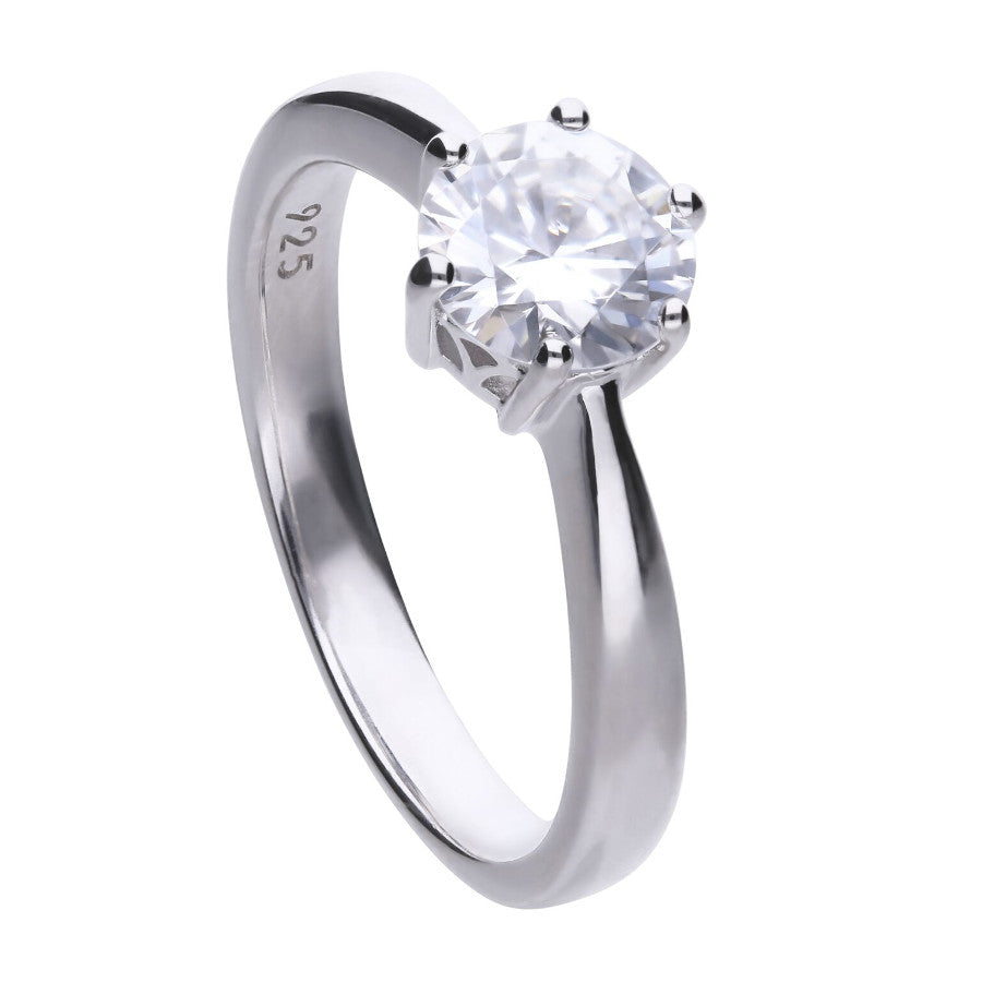 Solitaire half carat store diamond ring