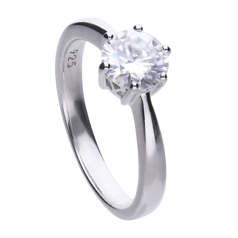 Claw Set 1.5 Carat Solitaire Ring - R3621