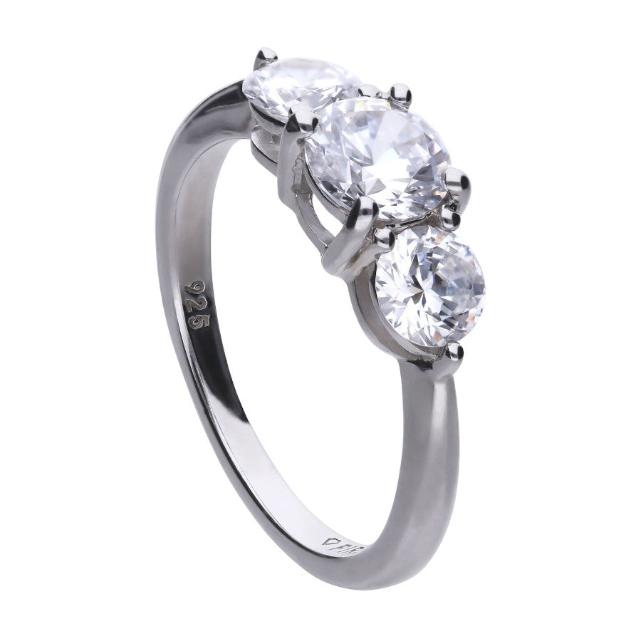 Three Stone Trilogy Ring - R3657