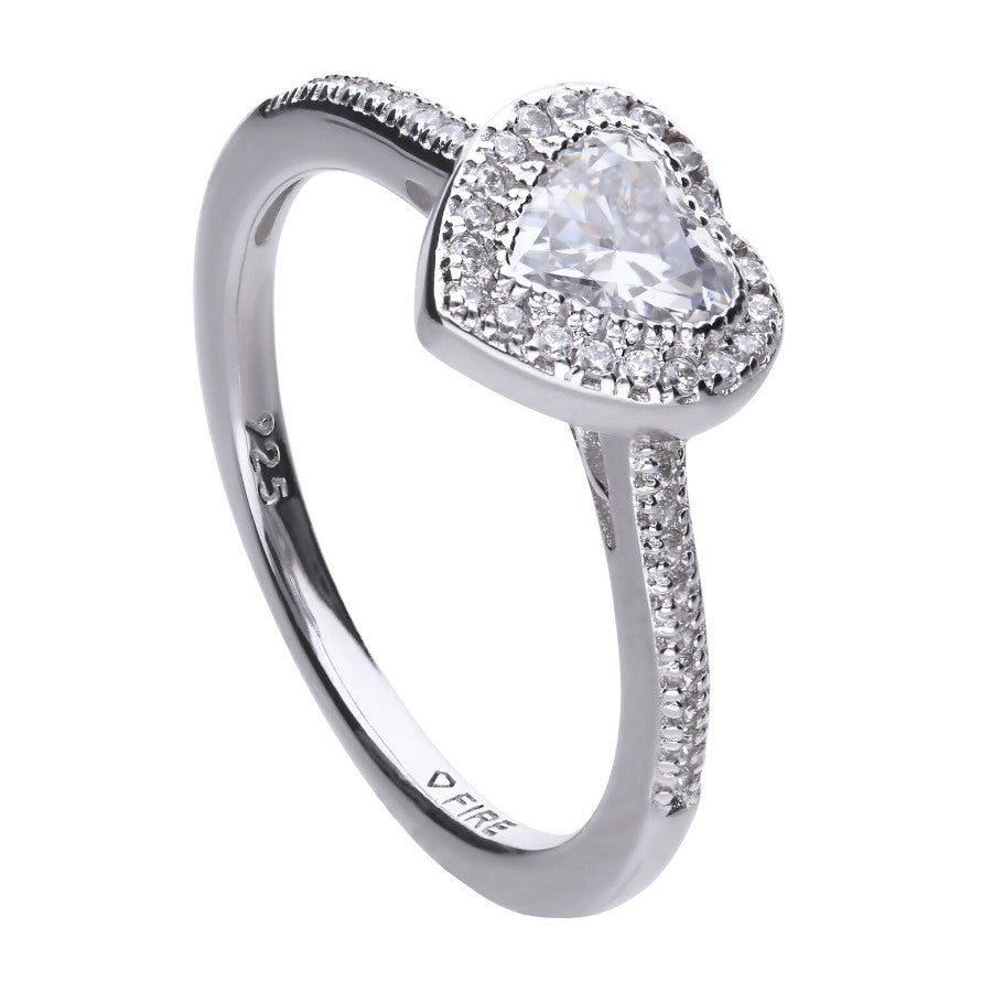 Pave Heart Ring - R3659