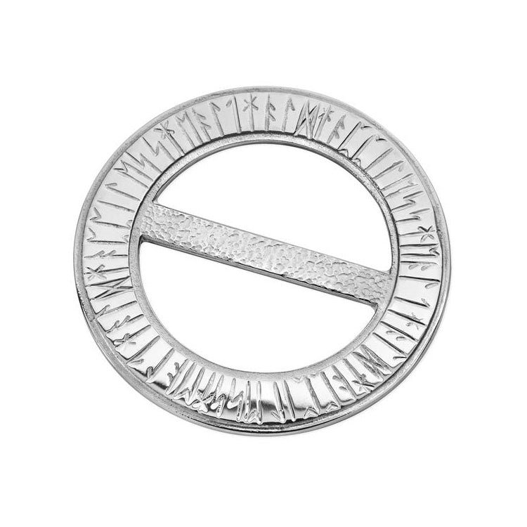 Runic Pewter Brooch - Small or Large