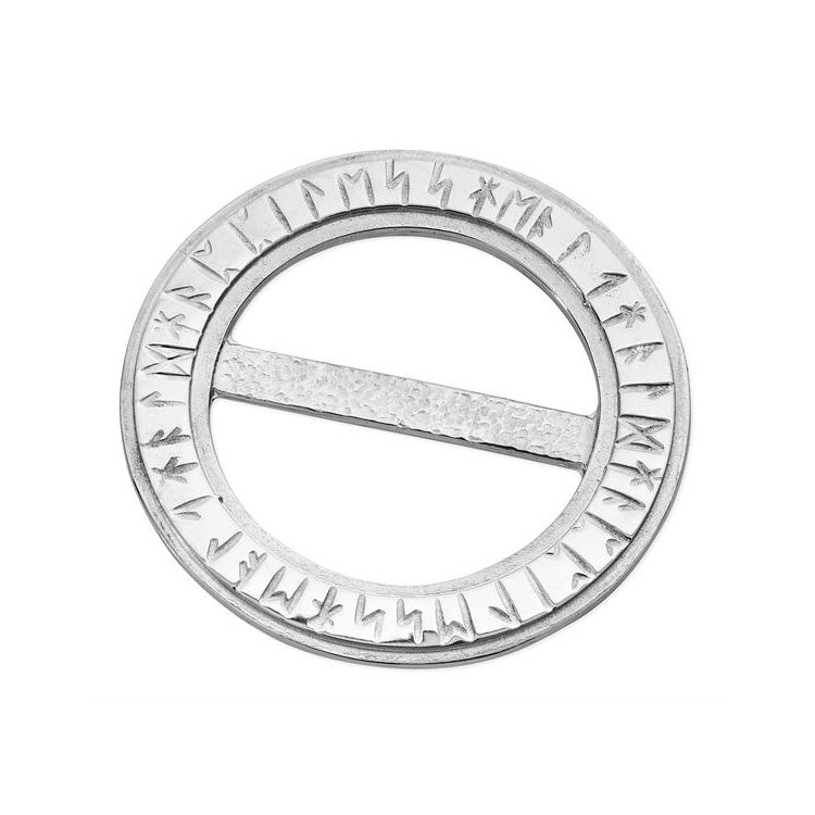 Runic Pewter Brooch - Small or Large