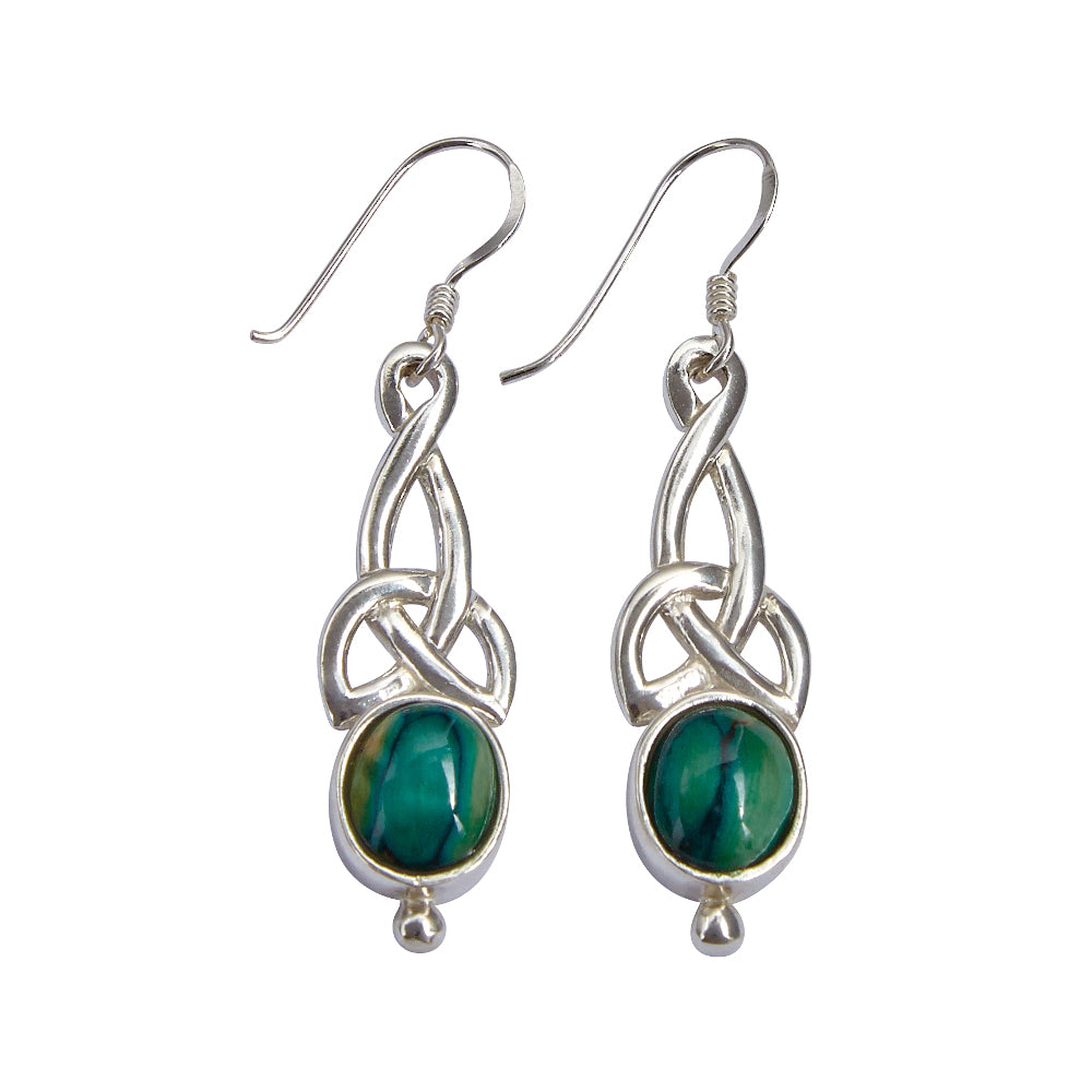 Heather Celtic Silver Earrings - SE51