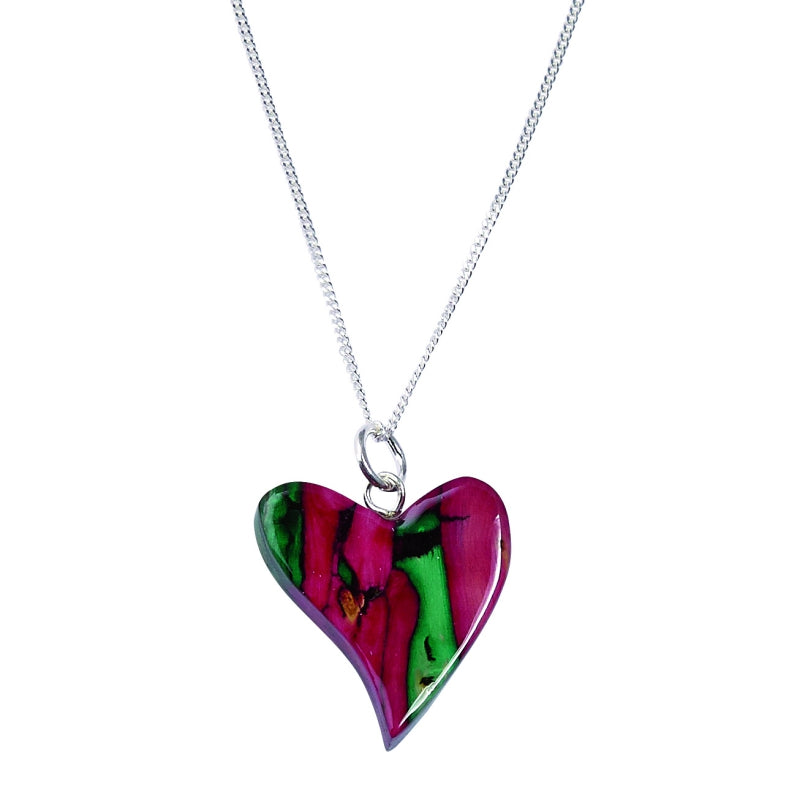 Heather Quirky Heart Heather Pendant - SP64
