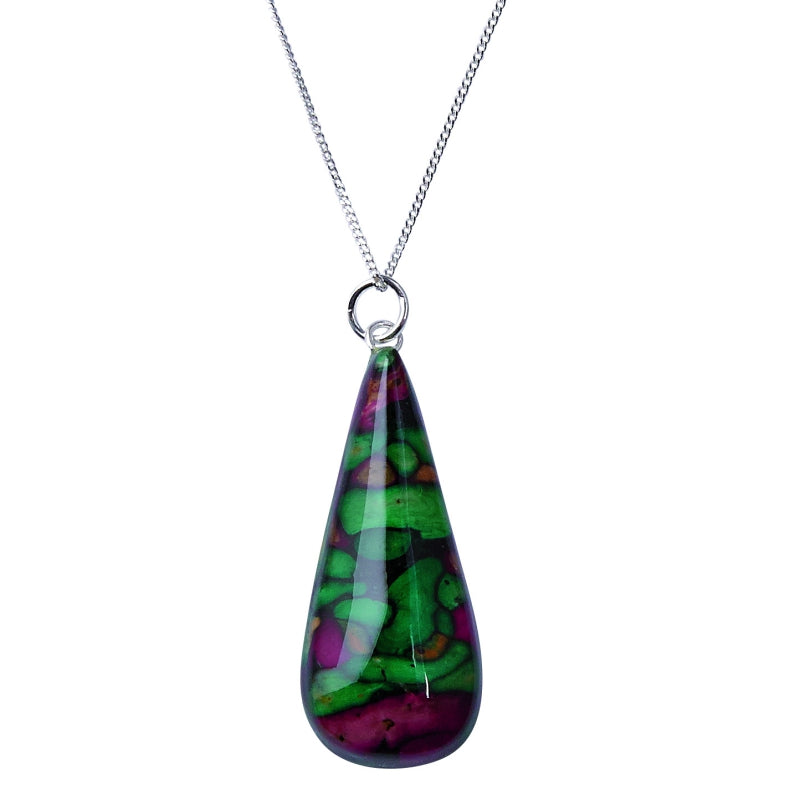 Heather Tear Drop Heather Pendant - SP91