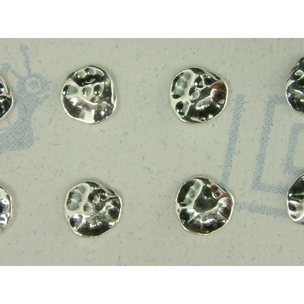 Shablool Designer Silver Textured Stud Earrings - E00997