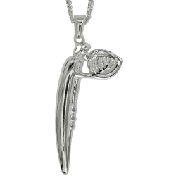 Cairn Sterling Silver Mackintosh Pendant - P210-Ogham Jewellery