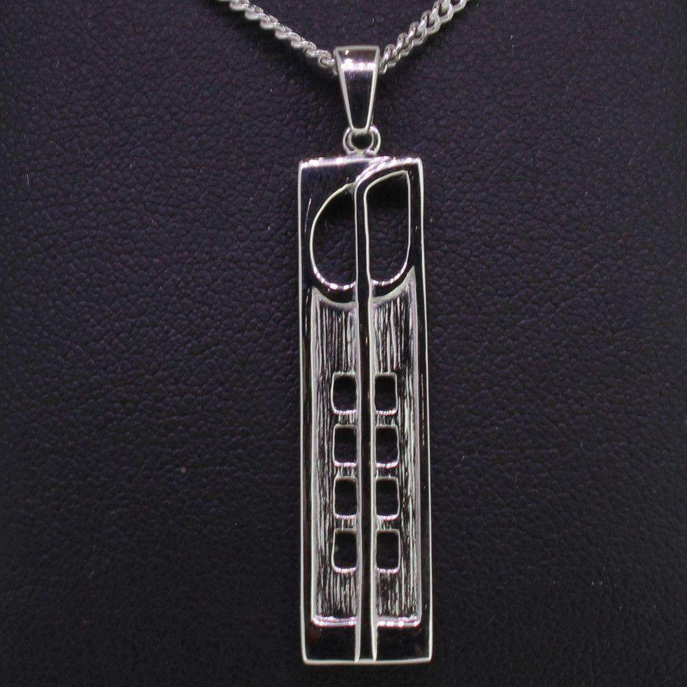 Cairn Sterling Silver Mackintosh Pendant - P230-Ogham Jewellery
