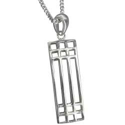 Cairn Sterling Silver Mackintosh Pendant - P502-Ogham Jewellery