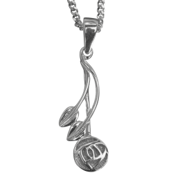 Cairn Sterling Silver Mackintosh Pendant - P544-Ogham Jewellery