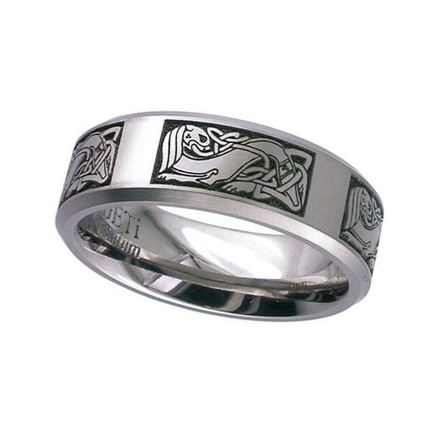 Celtic Titanium Ring - 2226CH-CD3