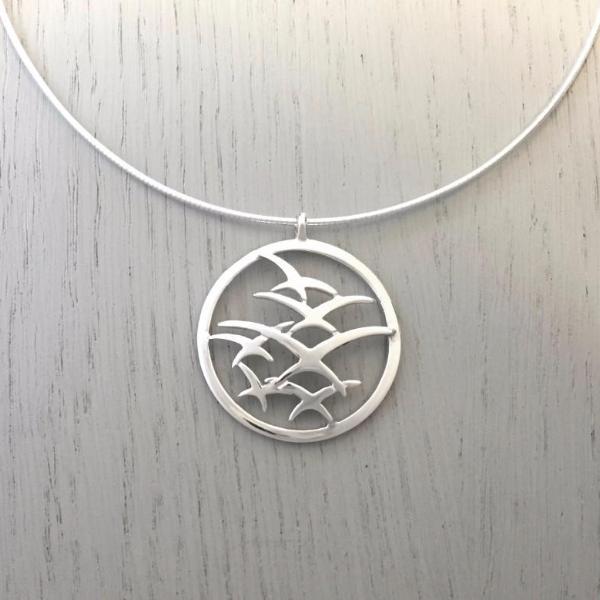 Celina Rupp Arctic Tern Medium Pendant - 28MP-Ogham Jewellery