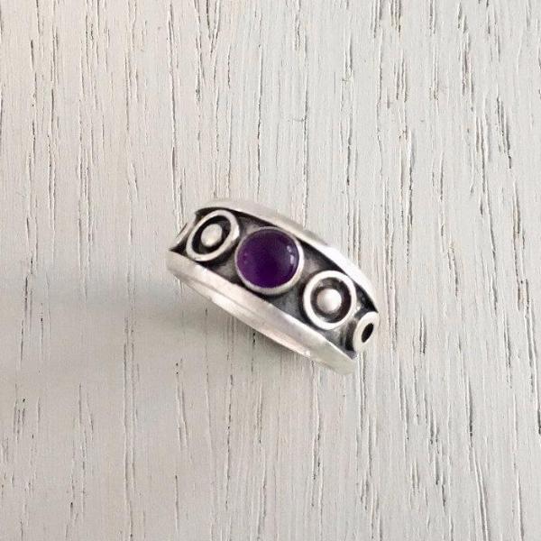 Celina Rupp Drekkar Amethyst Ring - 29RS-Ogham Jewellery