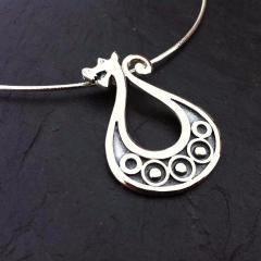 Celina Rupp Drekkar Large Pendant - 29P-Ogham Jewellery