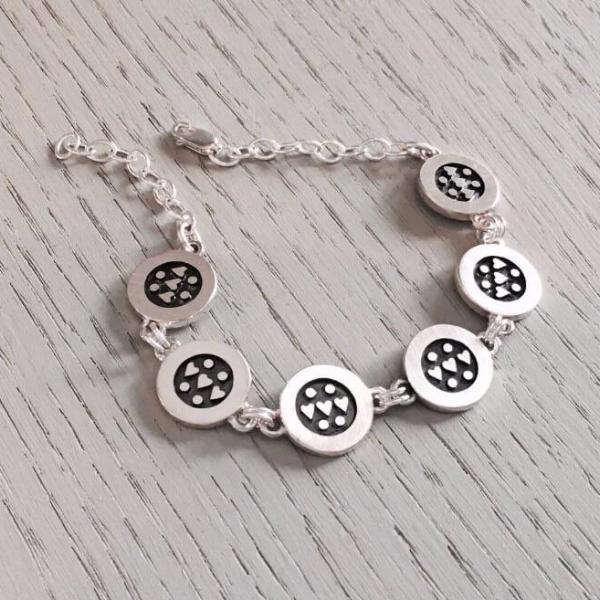 Celina Rupp Fair Isle Heart Bracelet - 40EB-Ogham Jewellery