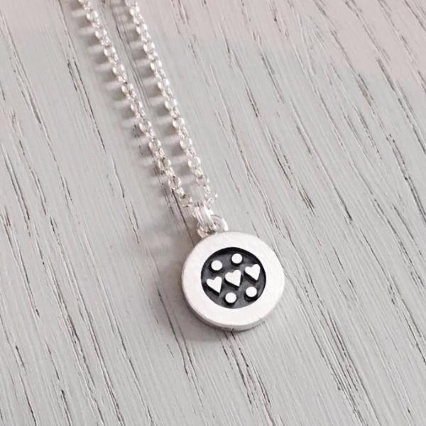 Celina Rupp Fair Isle Heart Small Pendant - 40EP-Ogham Jewellery