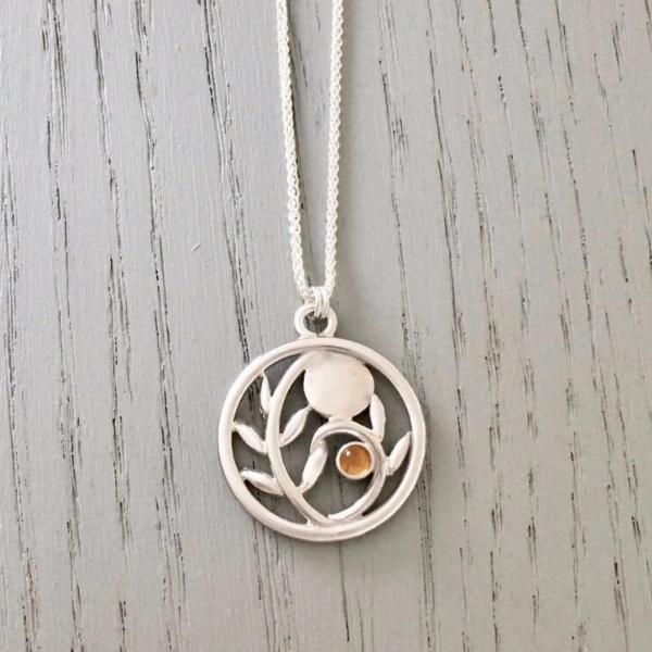 Celina Rupp Harvest Moon Small Pendant - 36EP-Ogham Jewellery