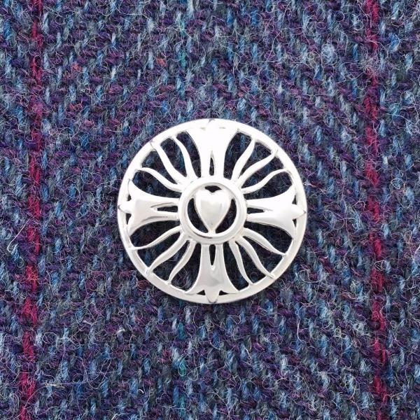 Celina Rupp Heart of the Chapel Brooch - 11MBR-Ogham Jewellery