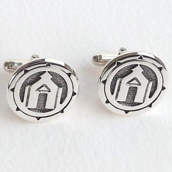 Celina Rupp Italian Chapel Cufflinks - 1C-Ogham Jewellery