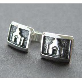 Celina Rupp Italian Chapel Stud Earrings - 1S-Ogham Jewellery