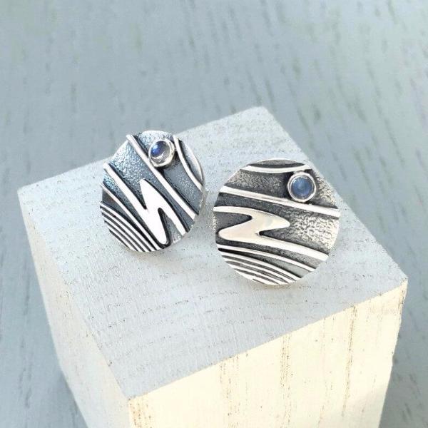 Celina Rupp Moonlit Shores Stud Earrings - 19E-Ogham Jewellery