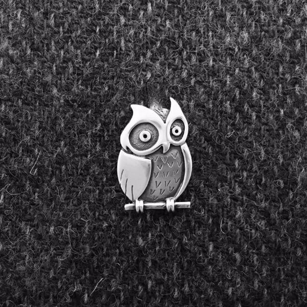 Celina Rupp Owl Brooch - 32BR-Ogham Jewellery