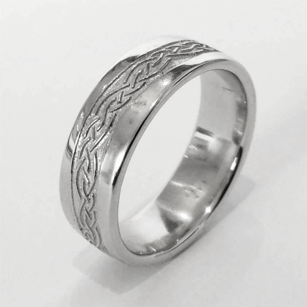 Celtic Knot Ring - Silver or Gold - OG1-Ogham Jewellery
