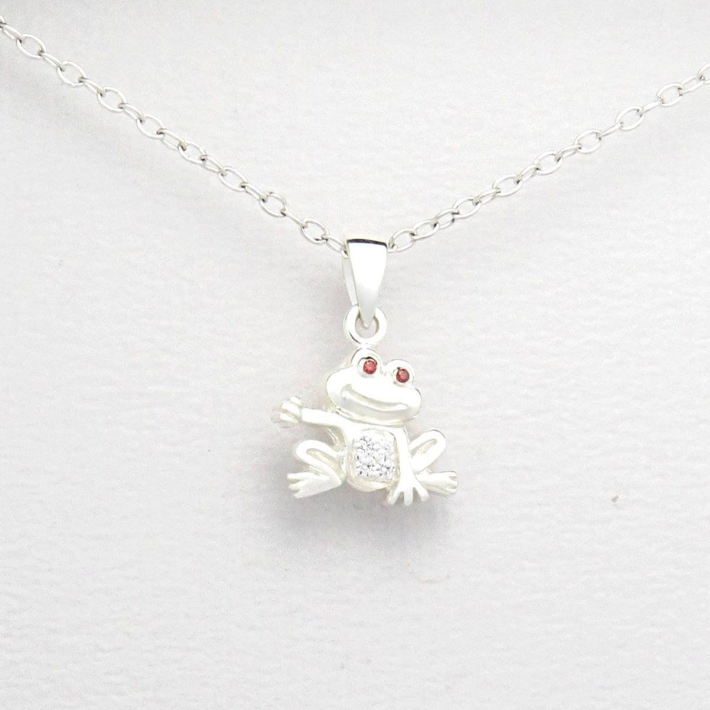 Vintage Angel Fairy Frog Pendant Necklace For Women Ancient Silver Color  Fashion Punk Animal Choker Chain Girl Kids Jewelry Gift