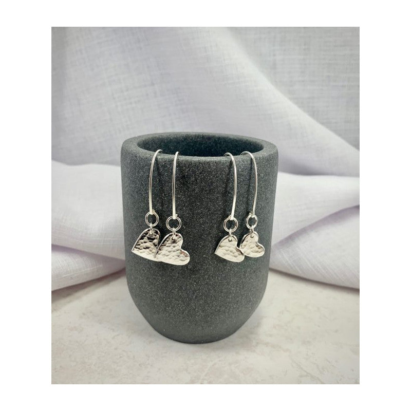 Close To My Heart Sterling Silver Drop Earrings